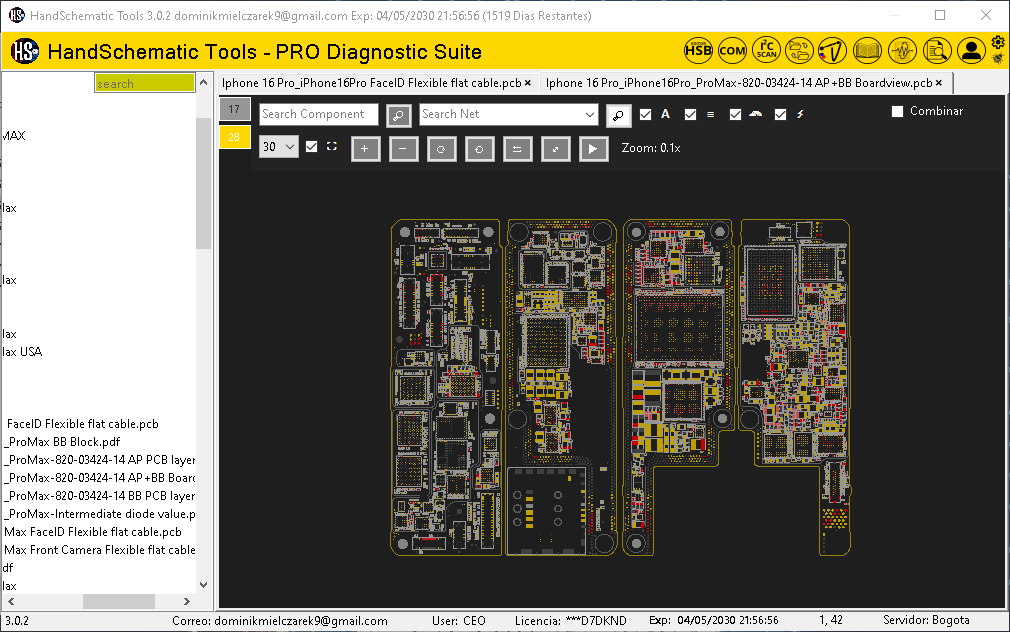 Apple iPhone 16 Pro boardview / schematic