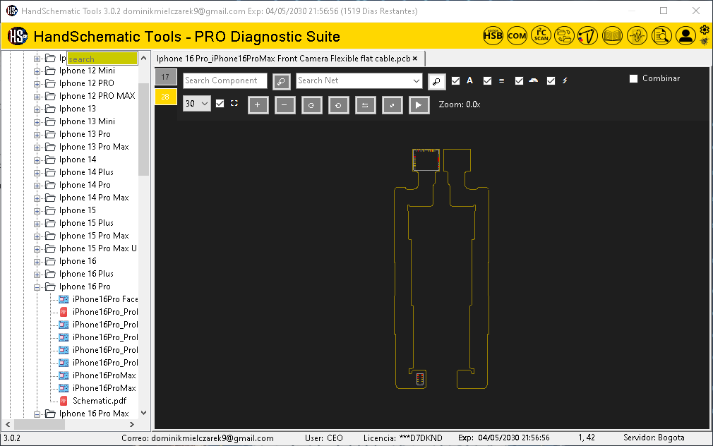 Apple iPhone 16 Pro boardview / schematic