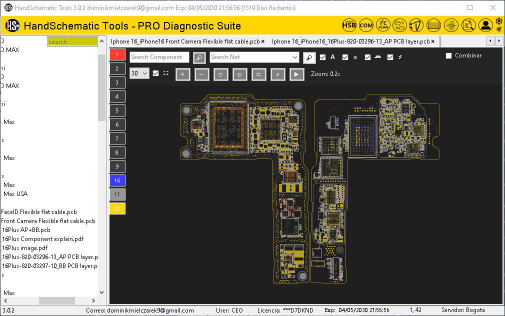 Apple iPhone 16 boardview / schematic