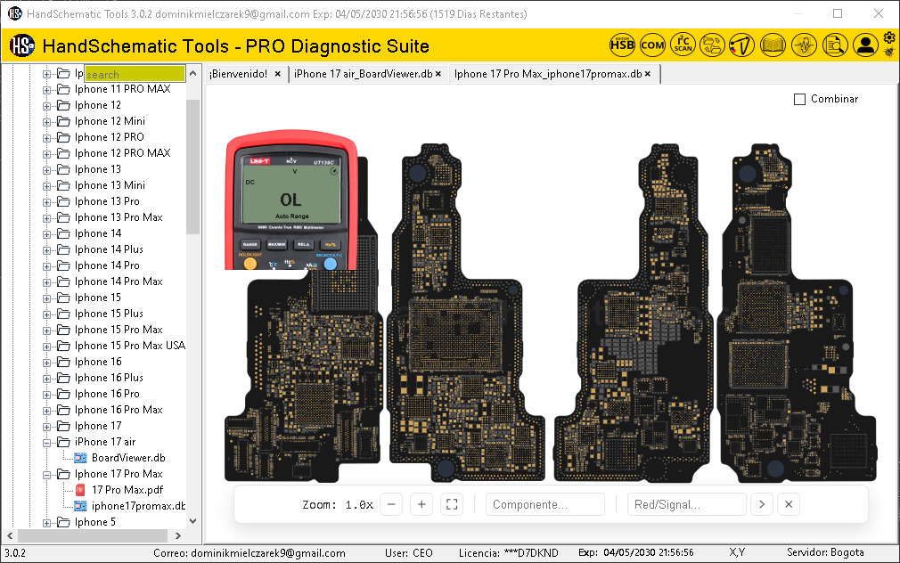 Apple iPhone 17 Pro Max boardview / schematic