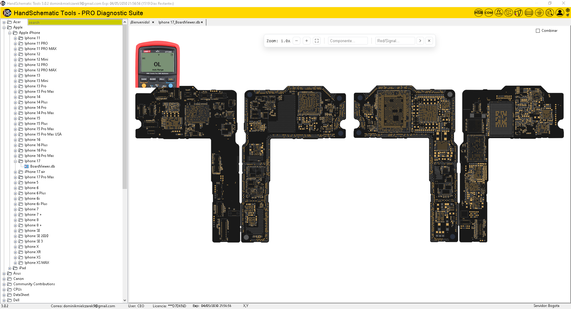 Apple iPhone 17 boardview / schematic