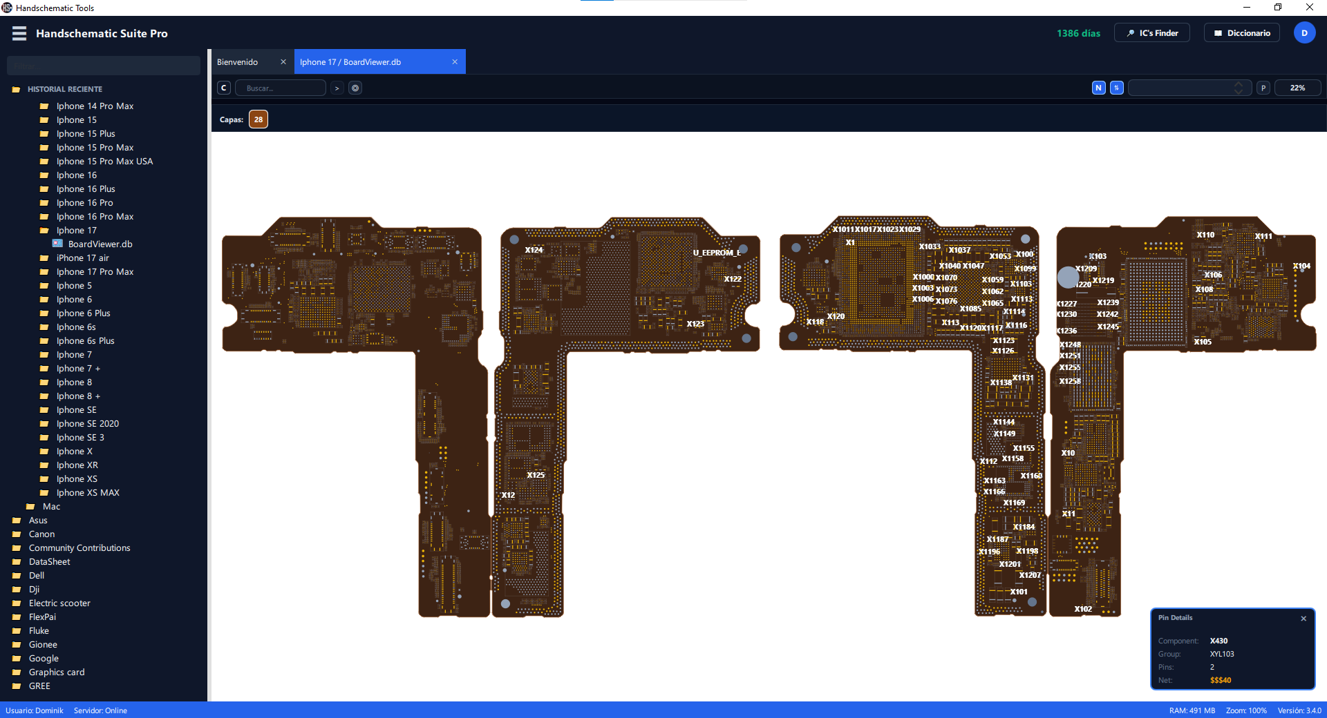 Apple iPhone 17 boardview / schematic