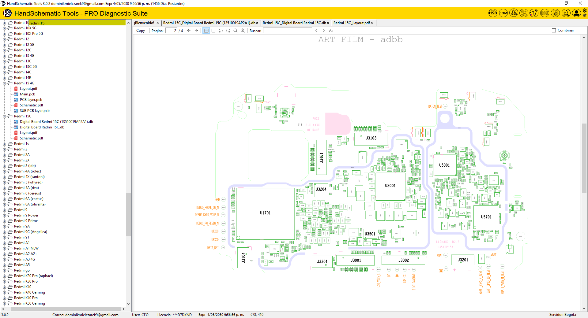 Xiaomi Redmi 15C boardview / schematic