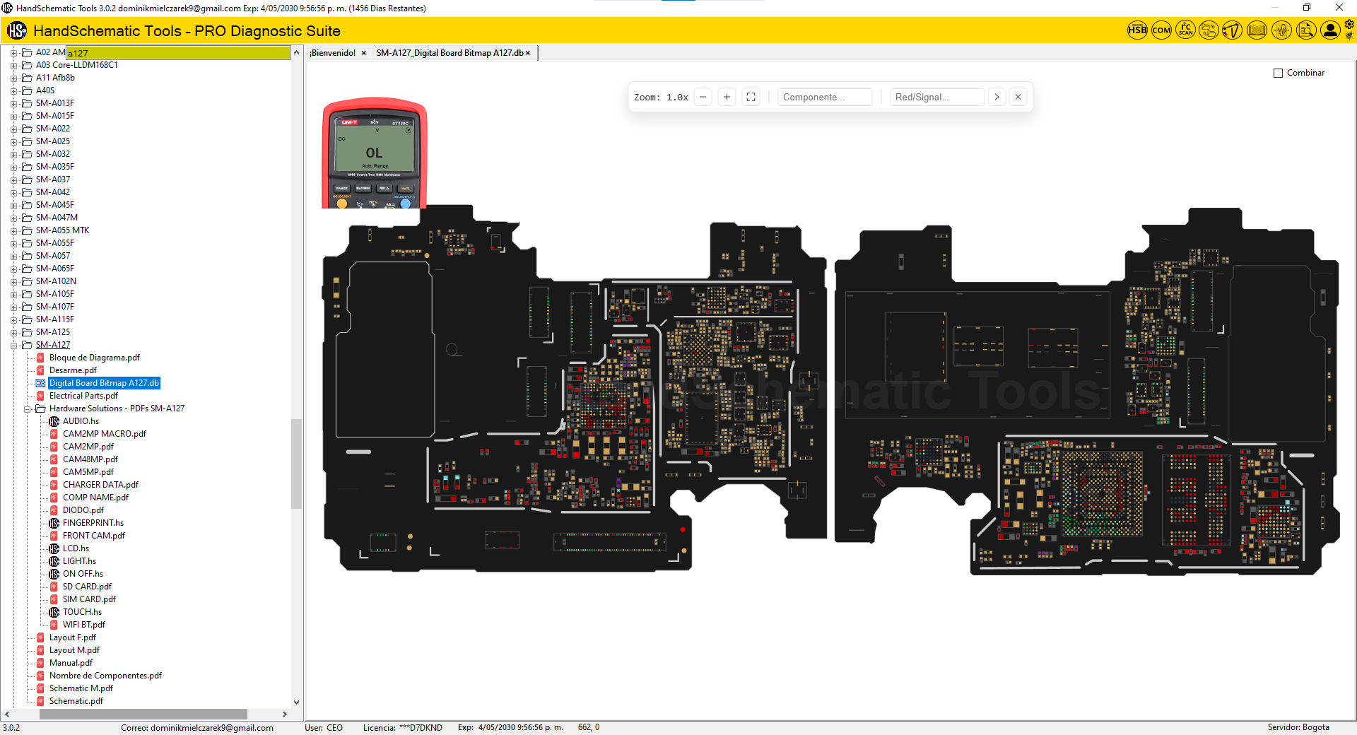 Samsung SM-A127 boardview / schematic