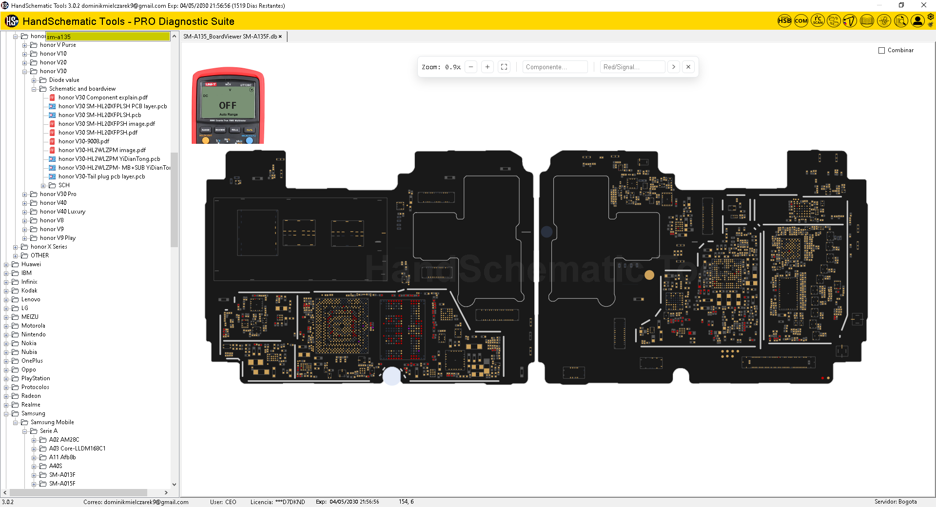Samsung SM-A155F boardview / schematic