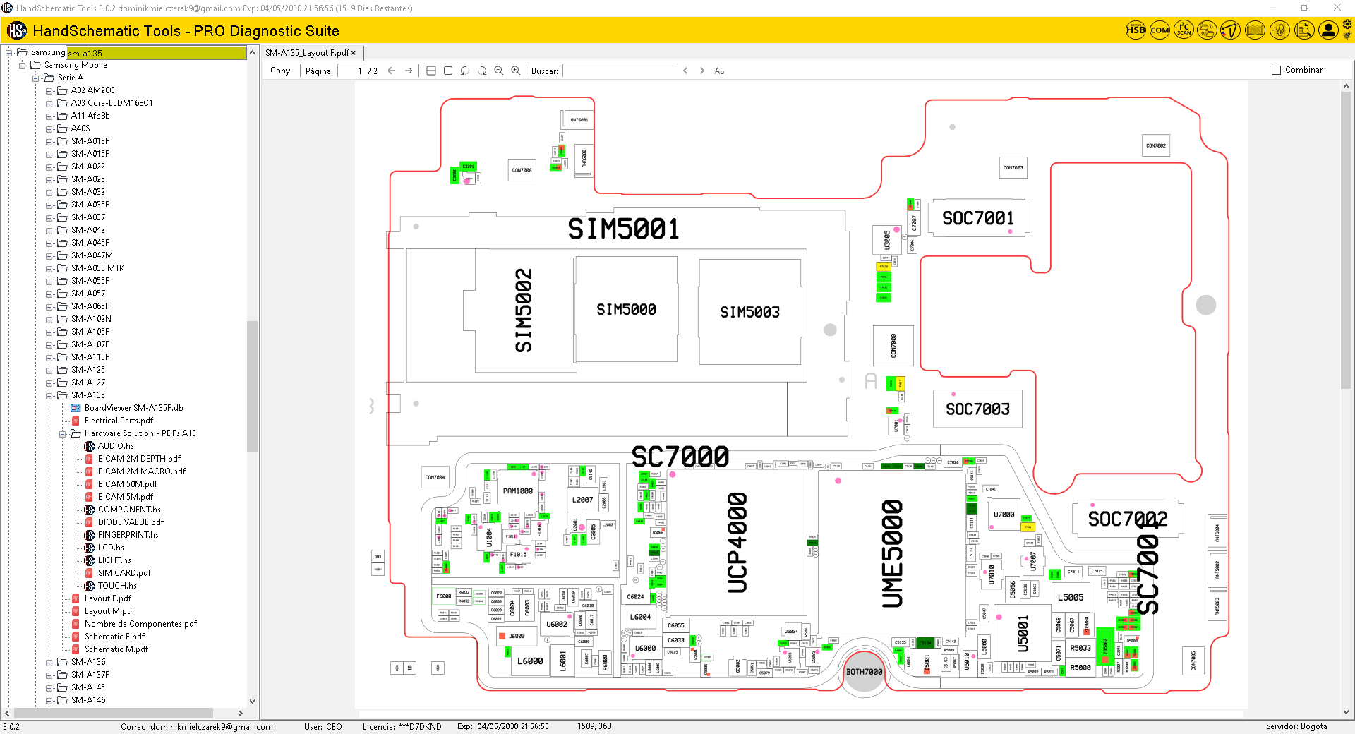 Samsung SM-A155F boardview / schematic
