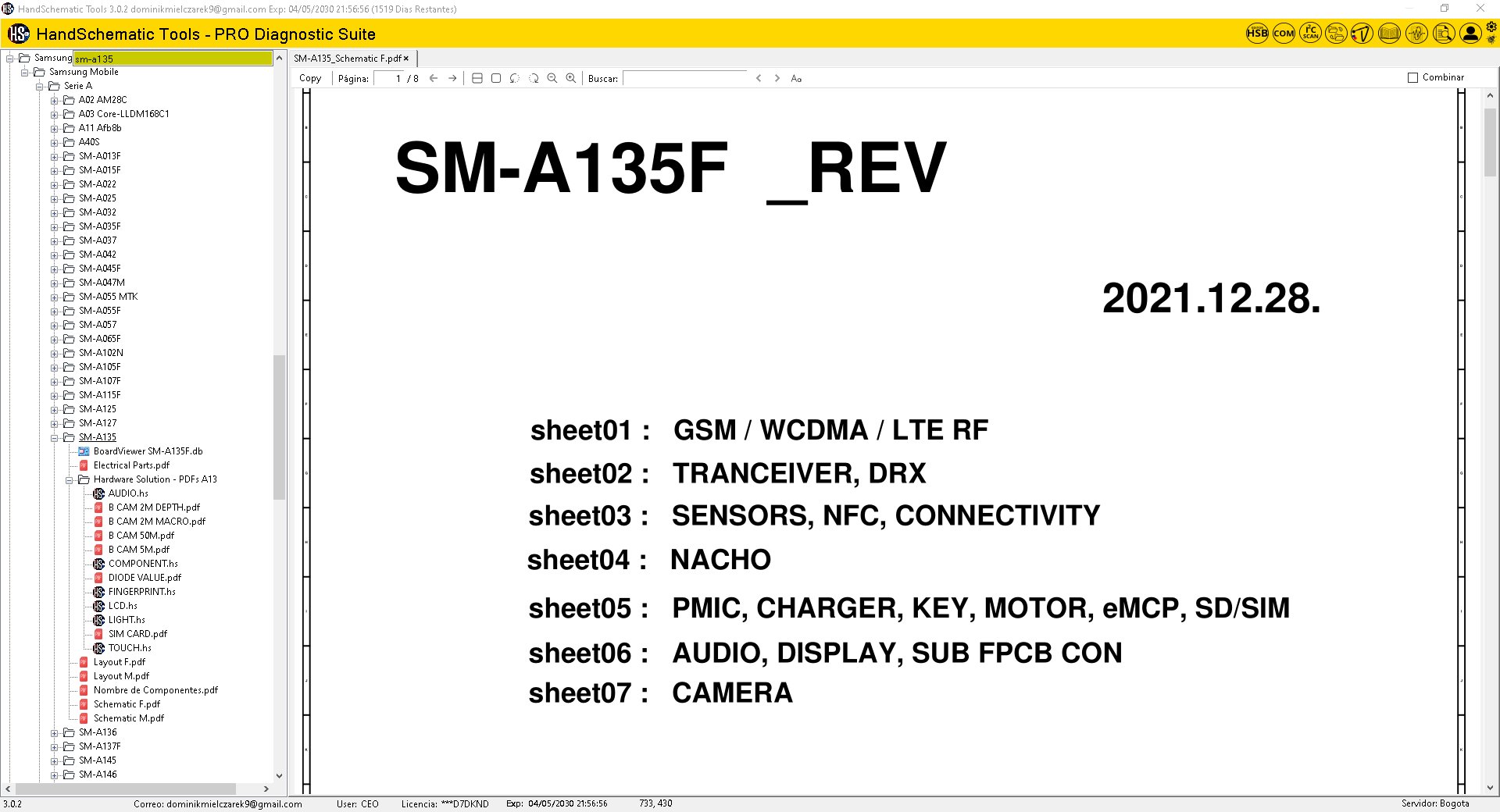 Samsung SM-A155F boardview / schematic