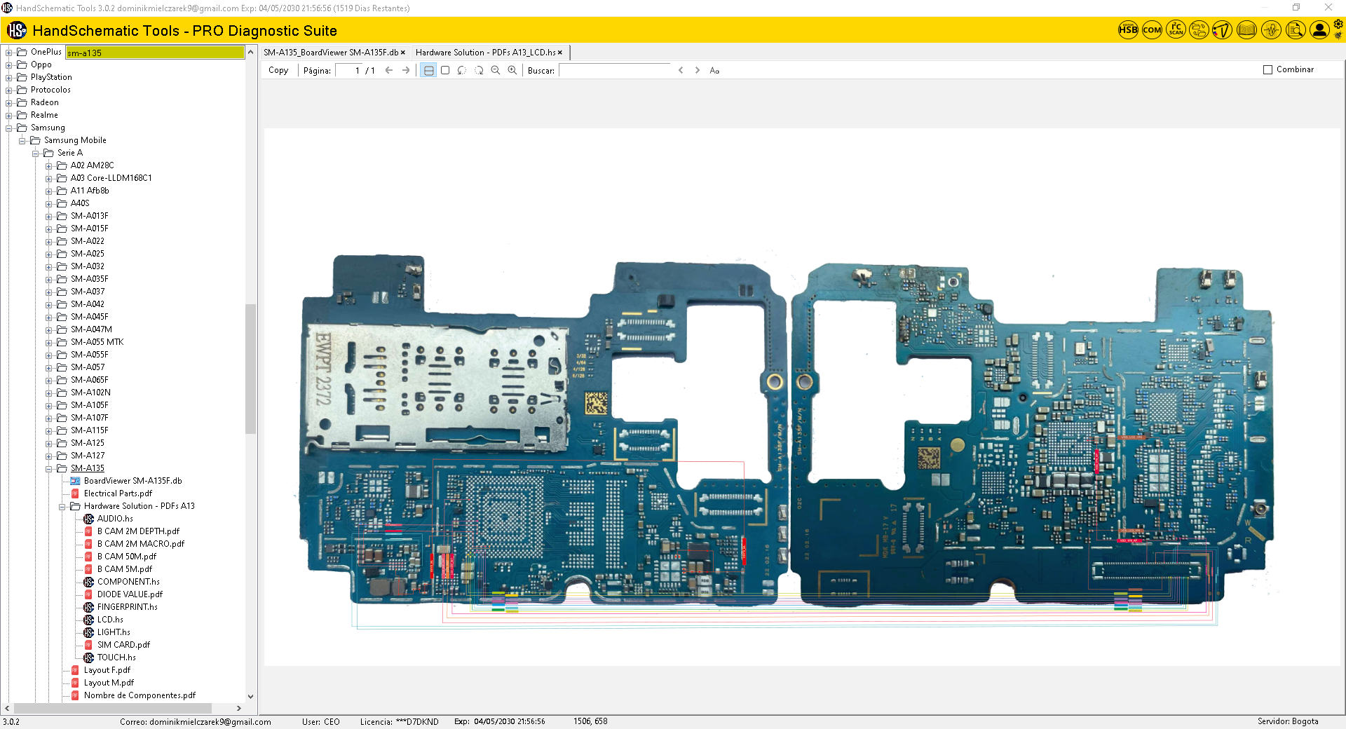 Samsung SM-A155F boardview / schematic