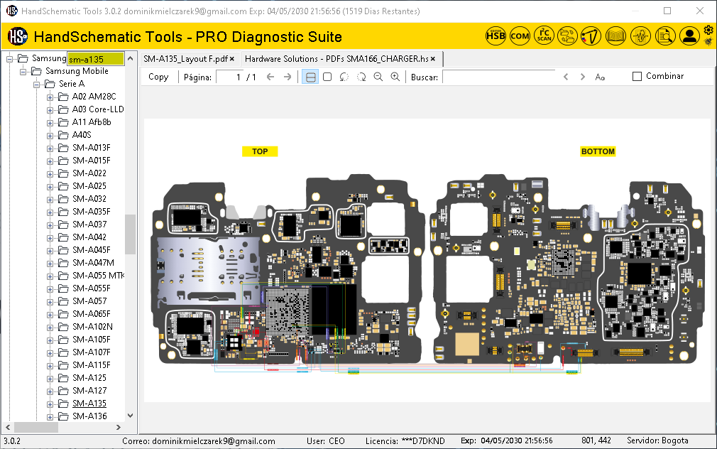 Samsung SM-A166 boardview / schematic