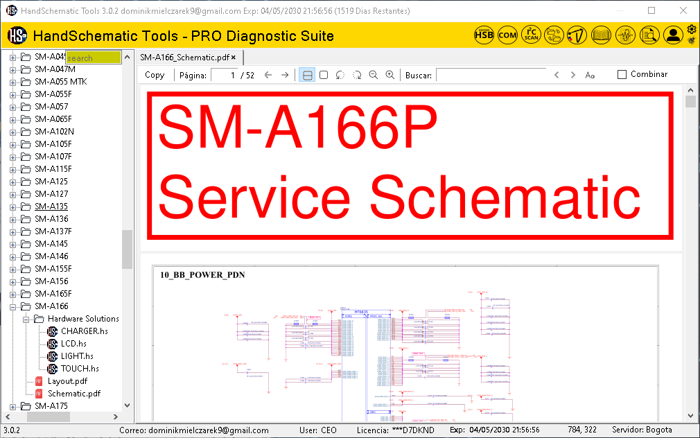 Samsung SM-A166 boardview / schematic