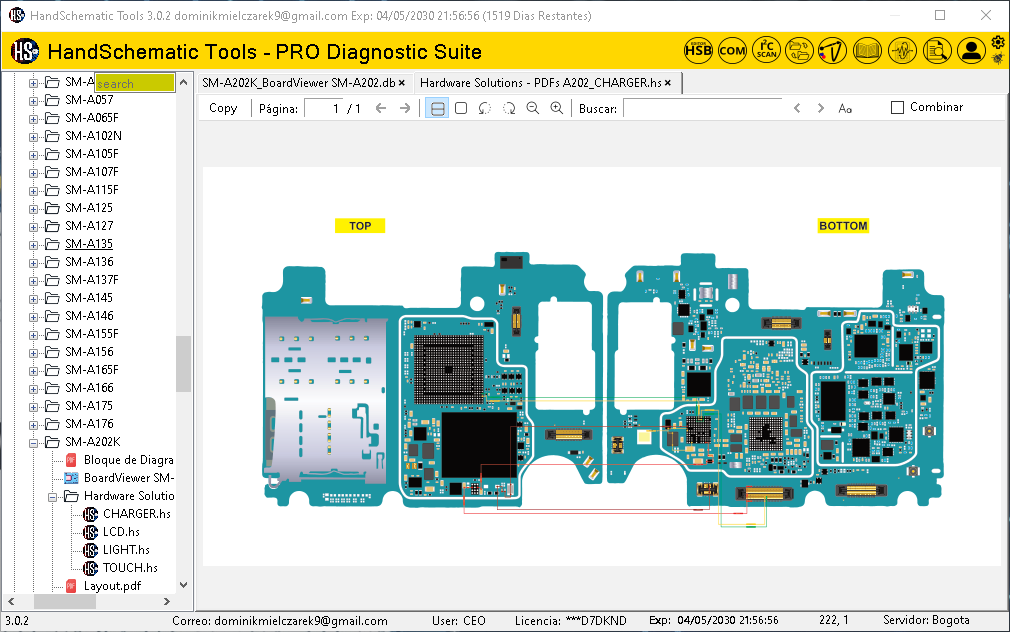 Samsung SM-A202K boardview / schematic