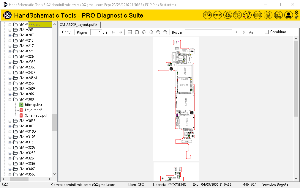 Samsung SM-A300F boardview / schematic