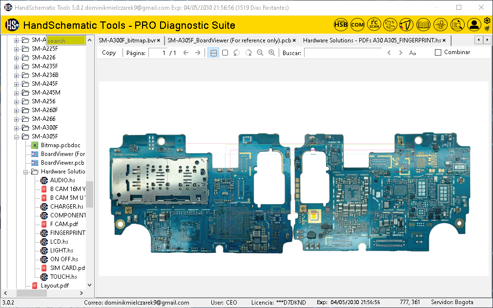 Samsung SM-A305F boardview / schematic
