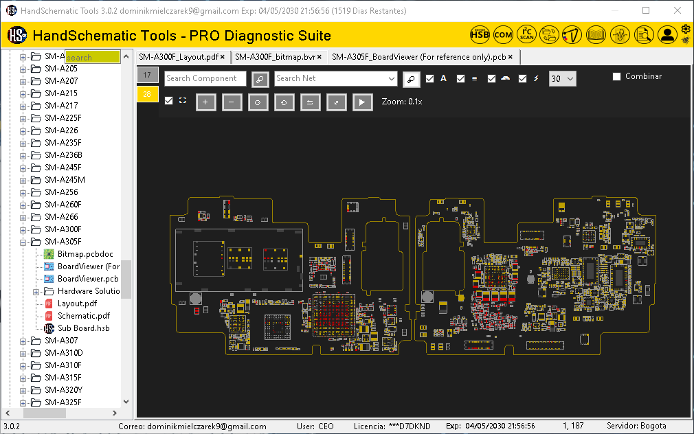 Samsung SM-A305F boardview / schematic