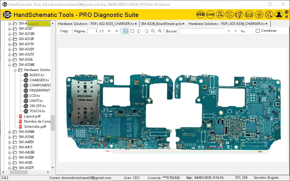 Samsung SM-A336B boardview / schematic
