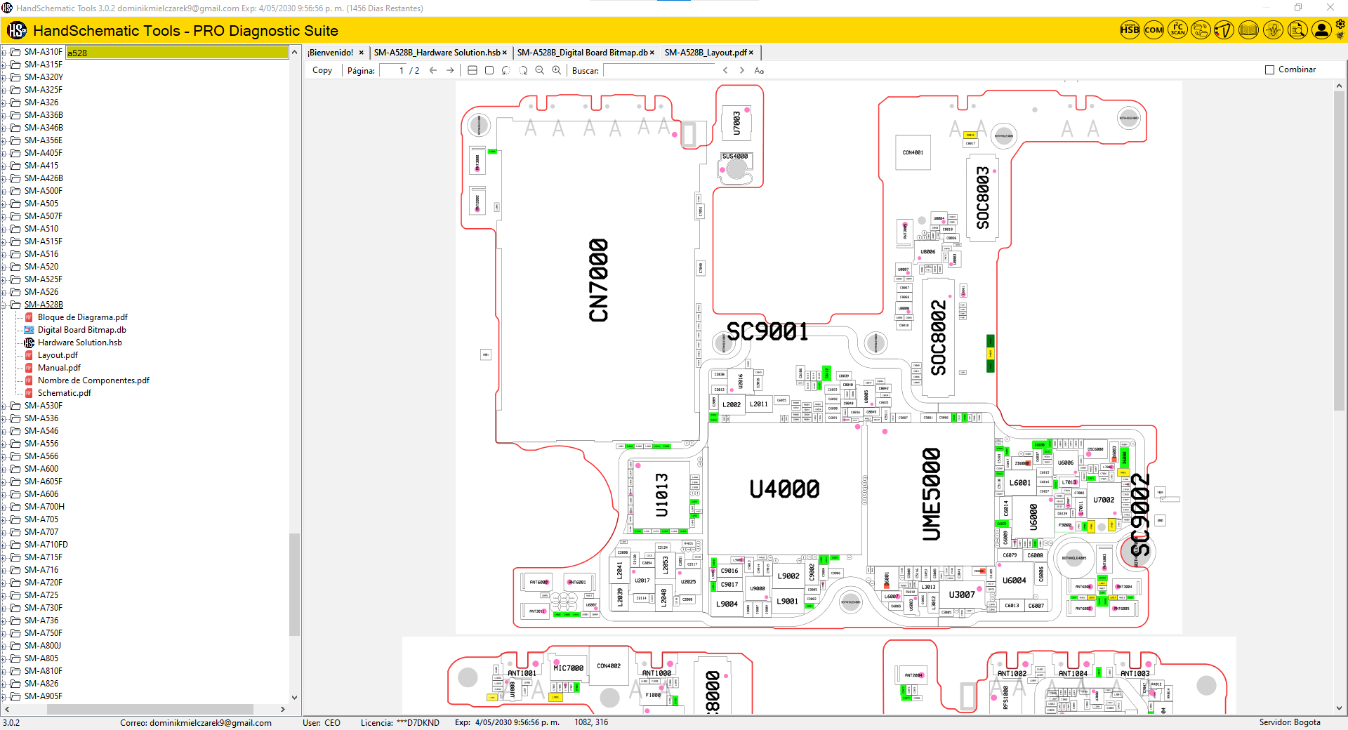 Samsung SM-A528B boardview / schematic