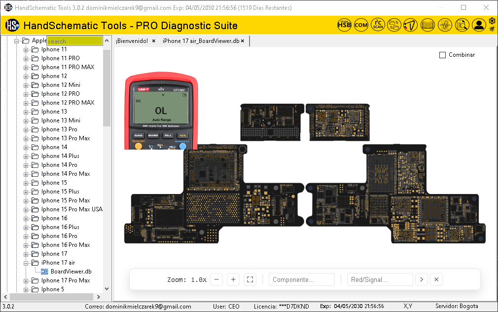 Apple iPhone 17 air boardview / schematic